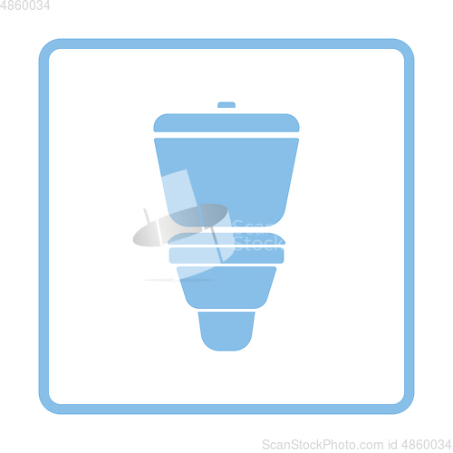 Image of Toilet bowl icon