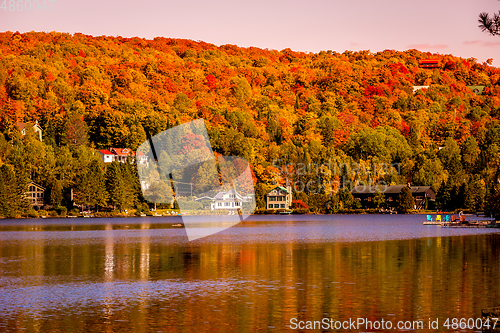 Image of Lac-Superieur, Mont-tremblant, Quebec, Canada