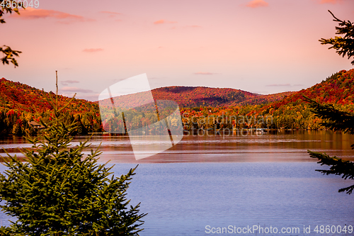 Image of Lac-Superieur, Mont-tremblant, Quebec, Canada