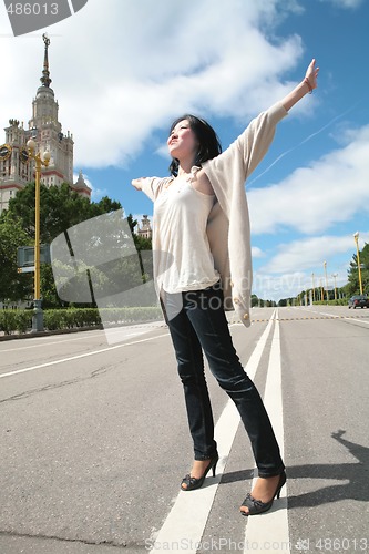Image of orient model and sunlight