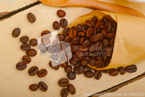 Image of espresso coffee and beans