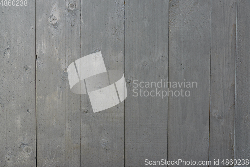 Image of Grey painted wooden planks
