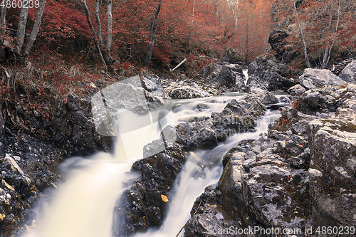 Image of beautiful waterfall in Apuseni