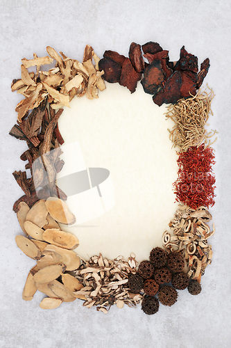 Image of Chinese Herbs and Spice for Natural Herbal Medicine