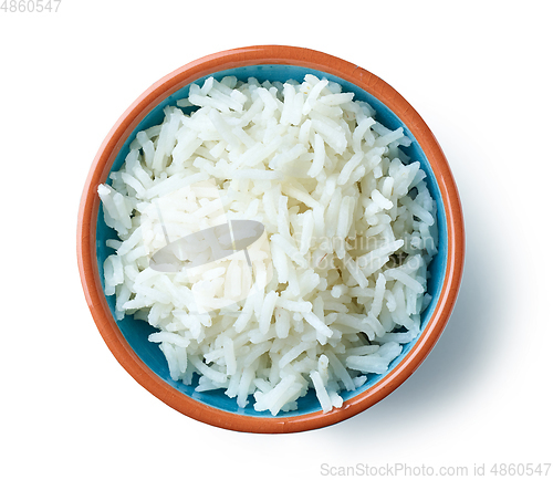 Image of bowl of boiled rice