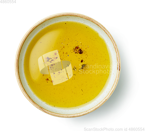 Image of bowl of spicy oil