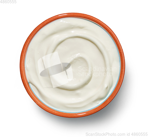 Image of bowl of yogurt