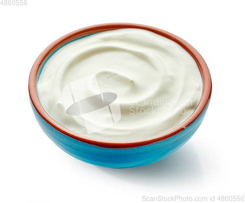 Image of bowl of sour cream