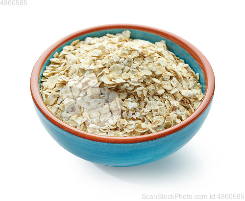 Image of bowl of oat flakes