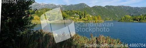 Image of Scenic Lake Bacina Jezero in Croatia