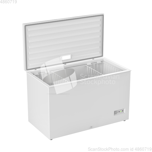 Image of Open chest freezer