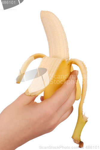 Image of Hand With Banana