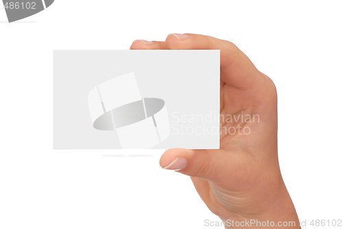 Image of Blank Business Card