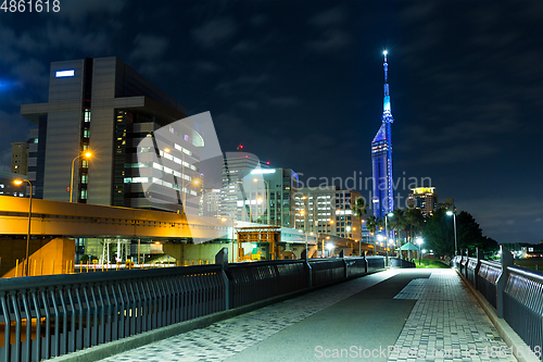 Image of Fukuoka cityscape