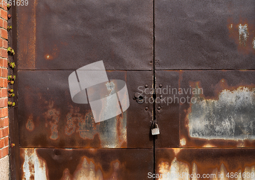 Image of Rustic metal gate
