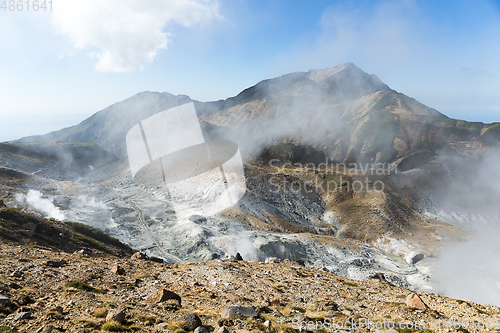 Image of Natural onsen in tateyama of Japan