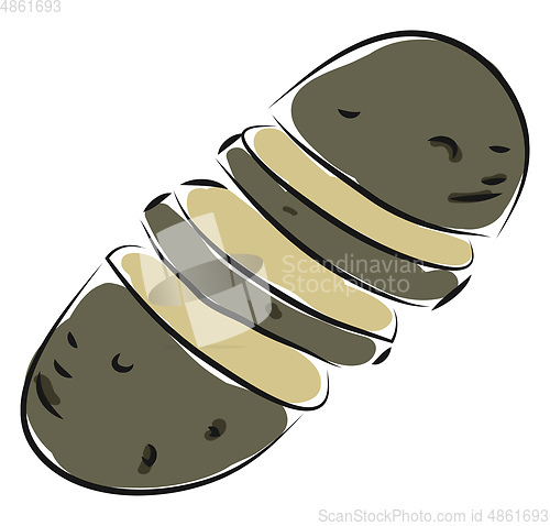 Image of Sliced potato 