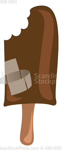 Image of Ice cream vector or color illustration