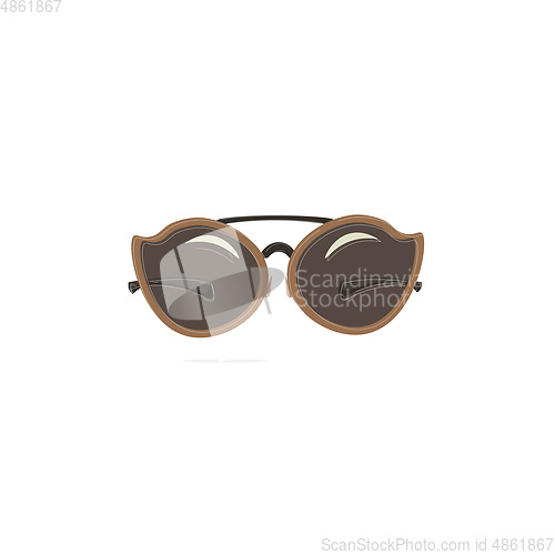 Image of Cool sunglasses vector or color illustration