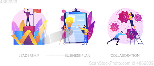 Image of Business development vector concept metaphors