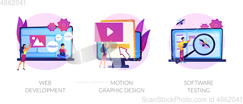 Image of Website development vector concept metaphors