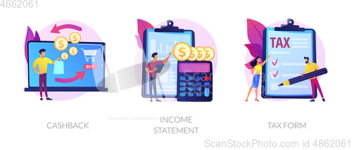 Image of Banking documentation vector concept metaphors