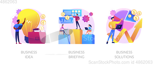 Image of Small business launcher vector concept metaphors.