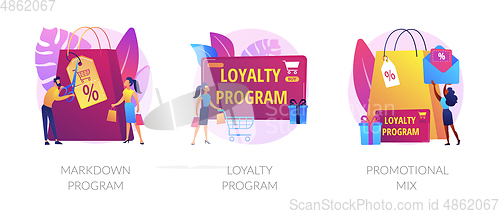 Image of Sales promotions vector concept metaphors