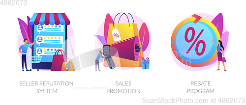 Image of Customer relations vector concept metaphors