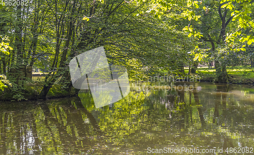 Image of idyllic park scenery