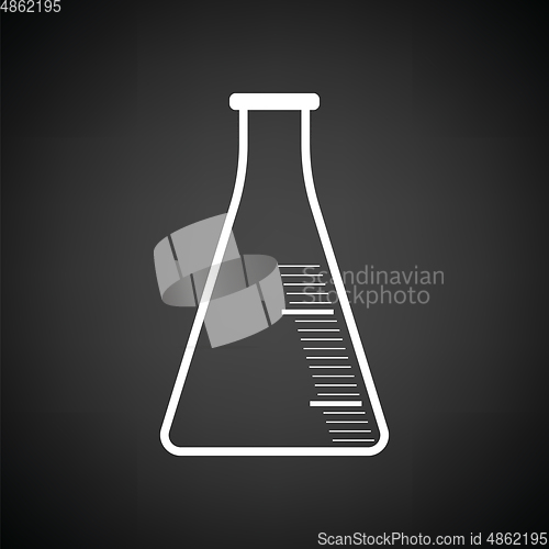 Image of Icon of chemistry cone flask