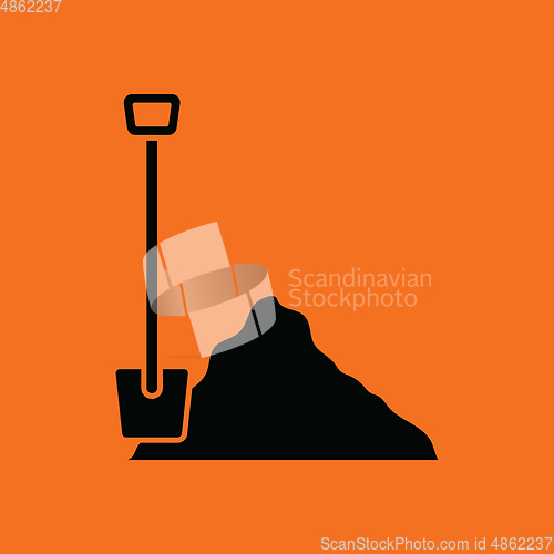 Image of Icon of Construction shovel and sand