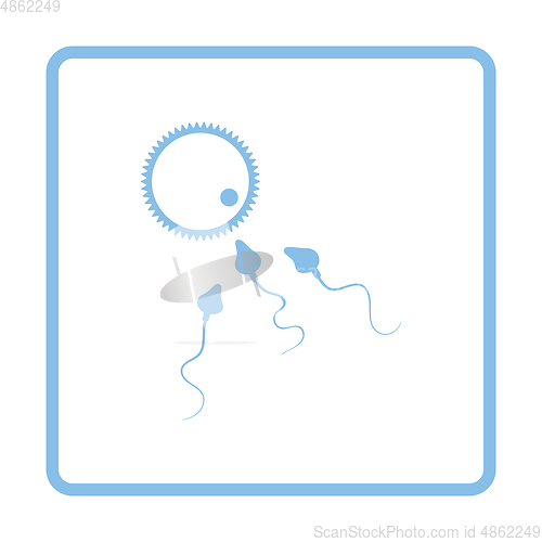 Image of Sperm and egg cell icon