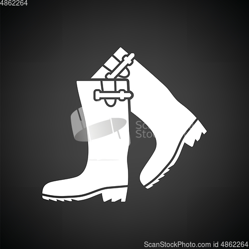 Image of Hunter\'s rubber boots icon