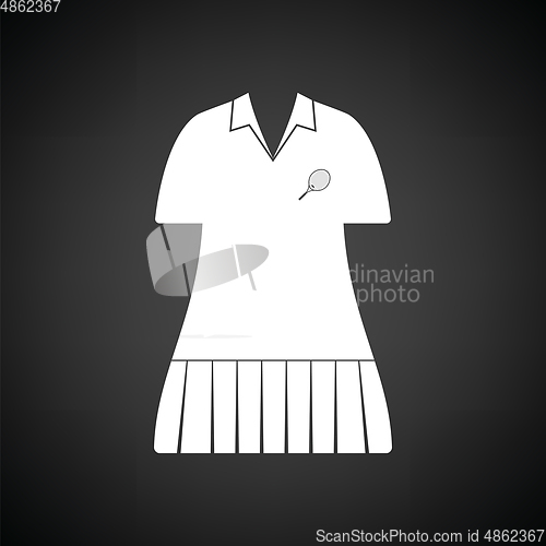 Image of Tennis woman uniform icon