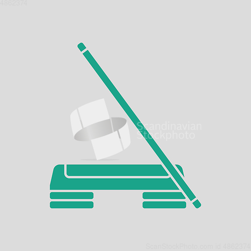 Image of Step board and stick icon