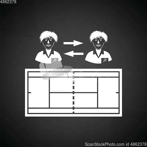 Image of Tennis side changing icon