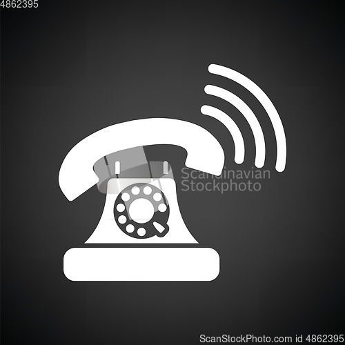 Image of Old telephone icon