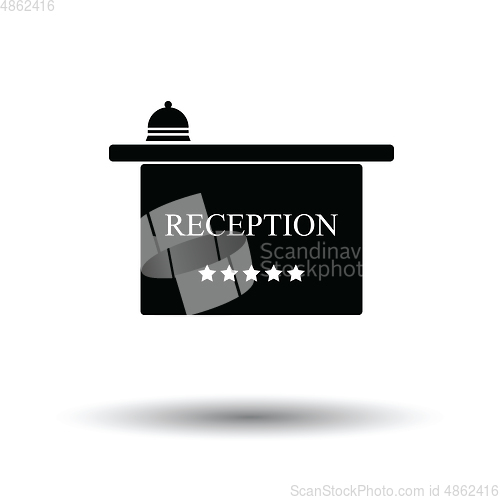 Image of Hotel reception desk icon