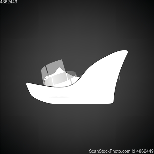 Image of Platform shoe icon