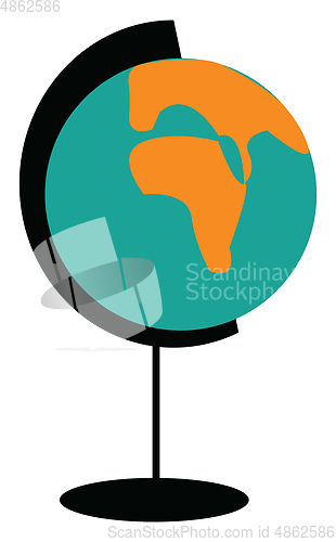 Image of Globe vector or color illustration