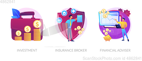 Image of Financial planning vector concept metaphors.