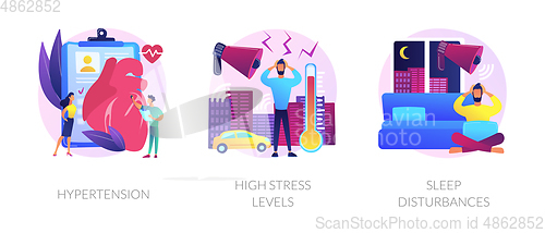 Image of Medical disorders vector concept metaphors