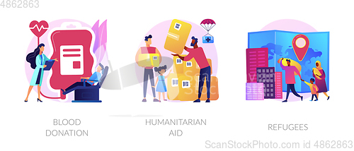 Image of Governmental help vector concept metaphors.