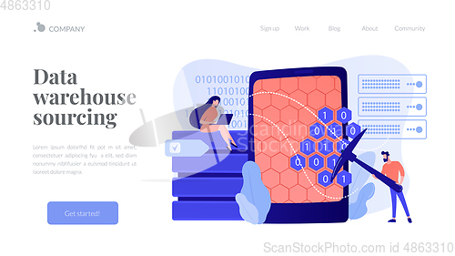 Image of Data mining concept landing page.