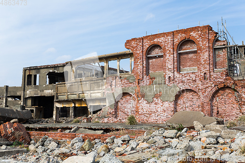 Image of Abandoned Hashima Island in Nagasaki