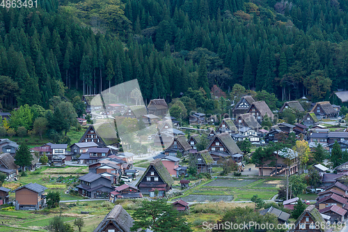 Image of Traditional and Historical Japanese village Shirakawago