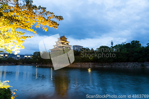 Image of Hiroshima Castle in japan