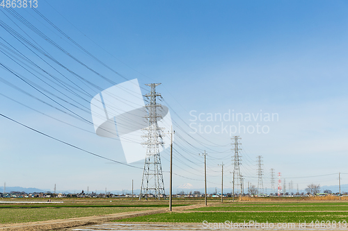 Image of High voltage lines 