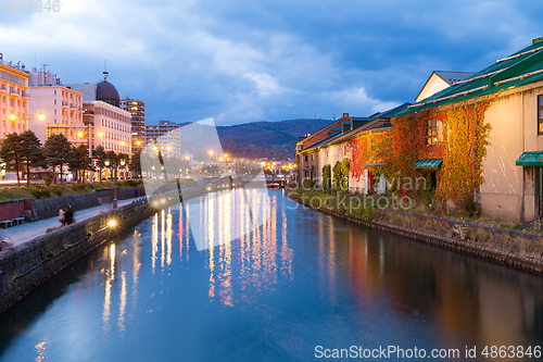 Image of Japan historic canal in Otaru